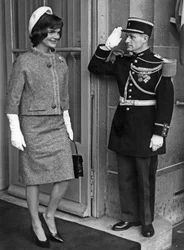 Jackie Kennedy en París el 2 de junio de 1961